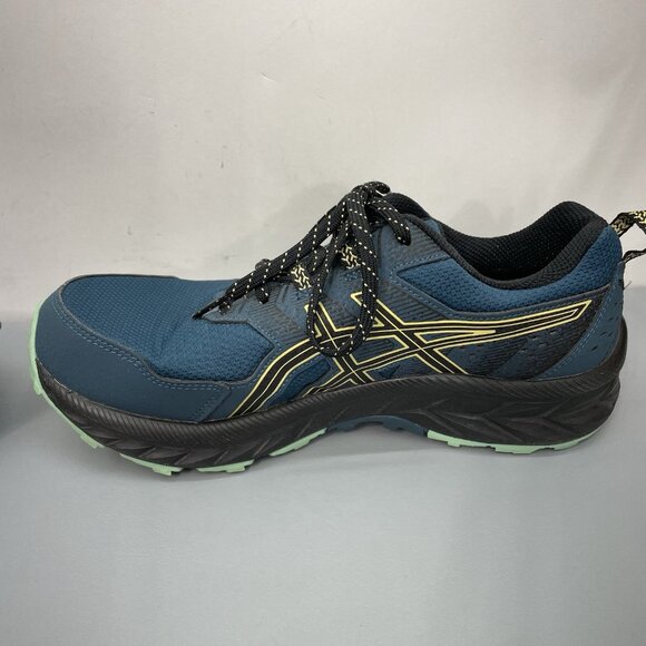 Asics Men's Athletic Shoes - Blue and Yellow - Picture 12 of 14